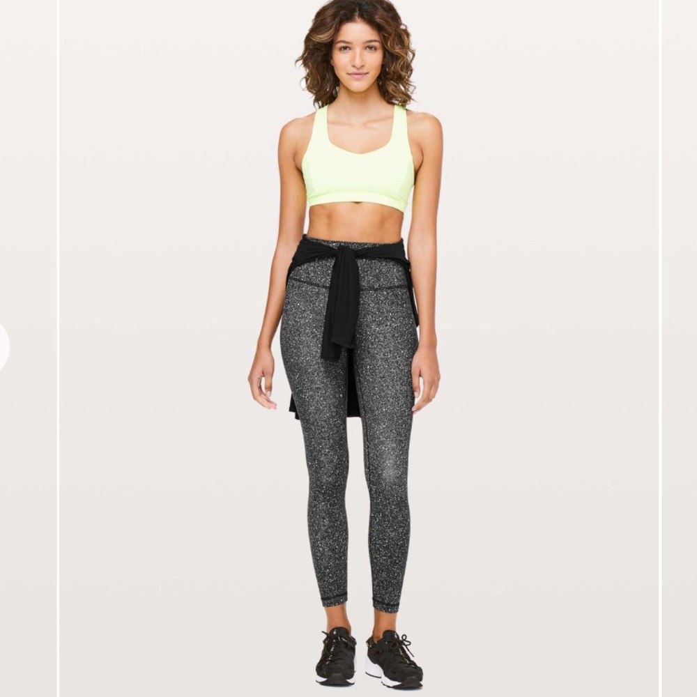 Lululemon Align Printed Splatter Athletic Yoga Leggings Size 4 Athleisure - Picture 2 of 7